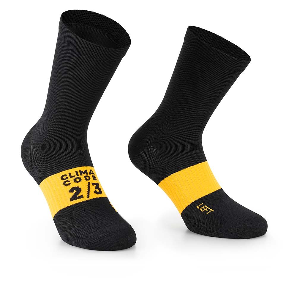 Assos Spring Fall Evo Cycling Socks - Black