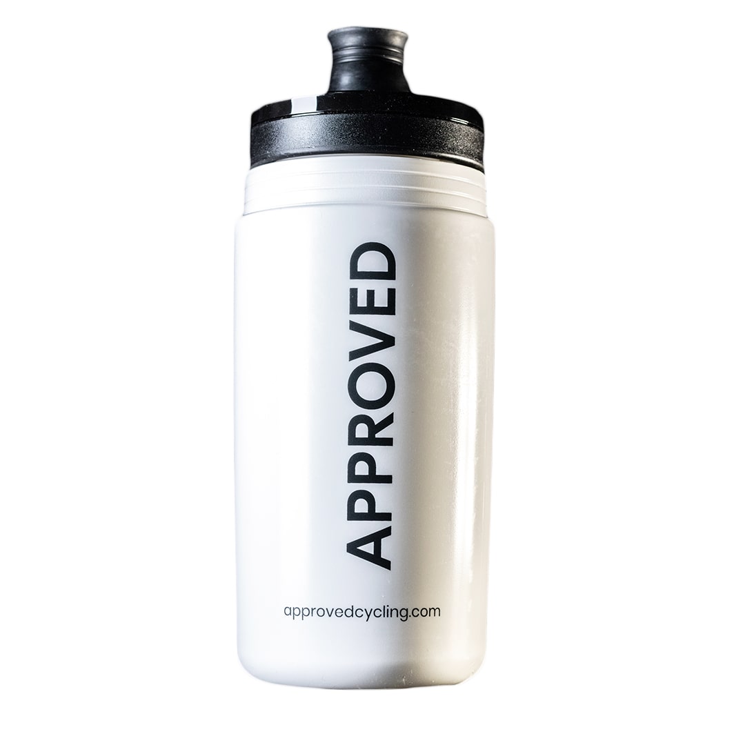 Water Bottle 600ML Approved x Velo Bar White/Black