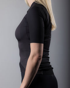 approved fundamental cycling jersey black women