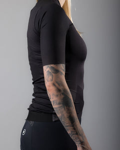 approved fundamental cycling jersey black women