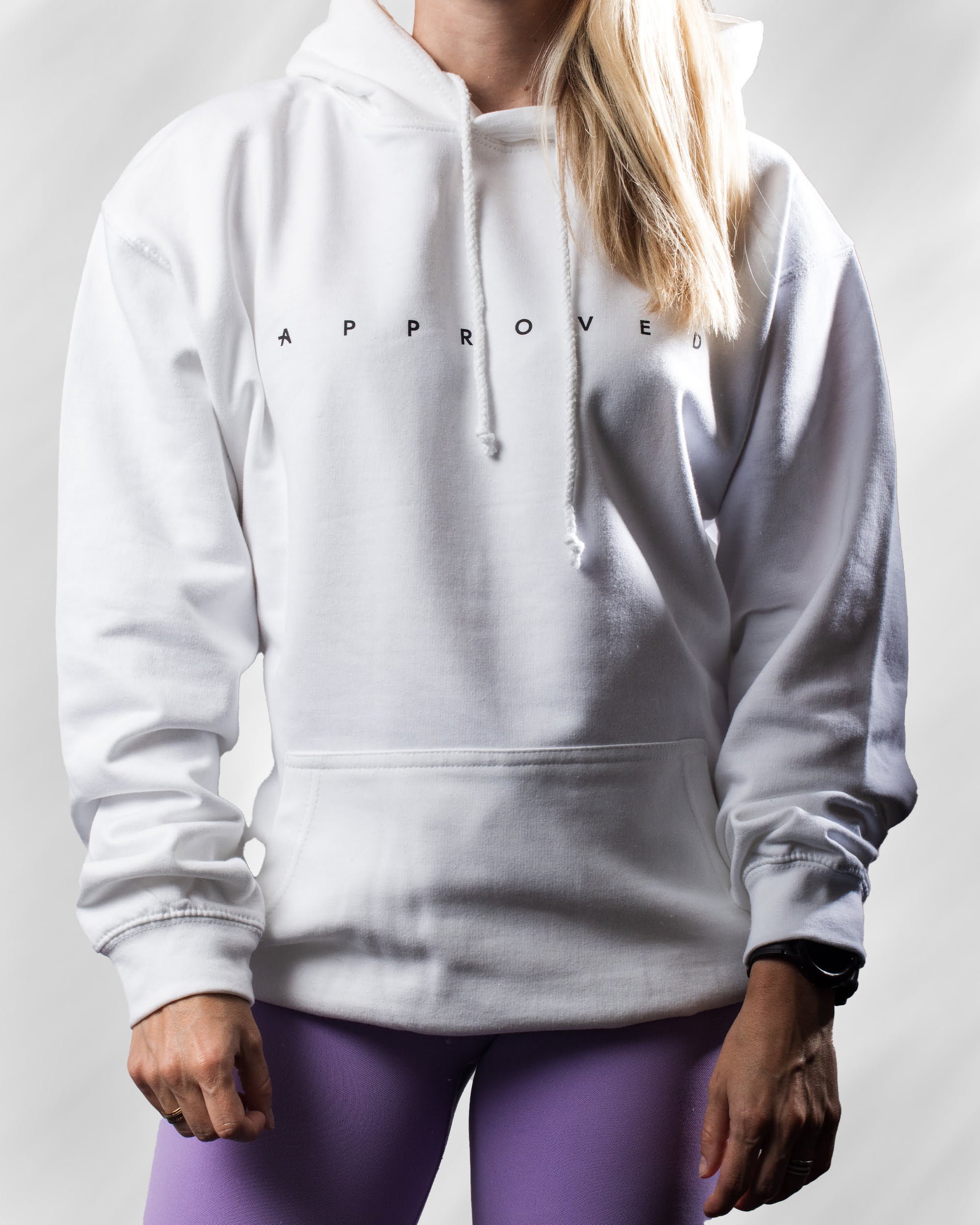 Approved cycling hoody white