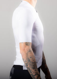 approved fundamental cycling jersey white ltd
