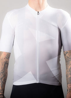 approved fundamental cycling jersey white ltd