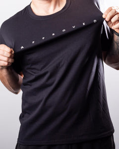 Approved cycling T-shirt black